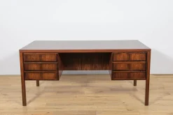New Pamono Mid-Century Modern Model 77 Freestanding Desk in Teak from Omann Jun, 1960s
