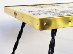 Pamono Mid-Century Modern Mosaic Table, 1950s><noscript><img width=