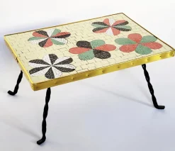 Pamono Mid-Century Modern Mosaic Table, 1950s><noscript><img width=