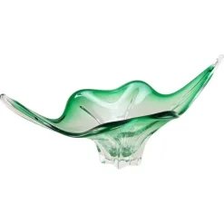 Discount Pamono Mid-Century Modern Murano Glass Bowl in Green & Clear Tones, Italy, 1960s