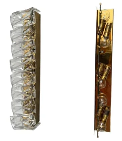 Online Pamono Mid-Century Modern Murano Glass Wall Lights, 1960s, Set of 2