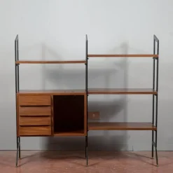 Best Pamono Mid-Century Modern Open Bookcase, 1960s