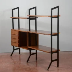 Best Pamono Mid-Century Modern Open Bookcase, 1960s