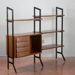 Best Pamono Mid-Century Modern Open Bookcase, 1960s
