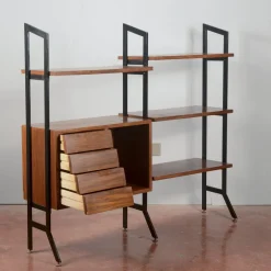 Best Pamono Mid-Century Modern Open Bookcase, 1960s