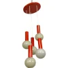 Pamono Mid-Century Modern Orange Hanging Lamp, 1960s> Ceiling Lights