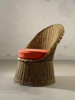 Best Pamono Mid-Century Modern Rattan Terrasse Summer Set, France, 1950s, Set of 4