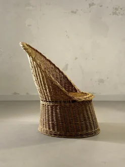 Best Pamono Mid-Century Modern Rattan Terrasse Summer Set, France, 1950s, Set of 4