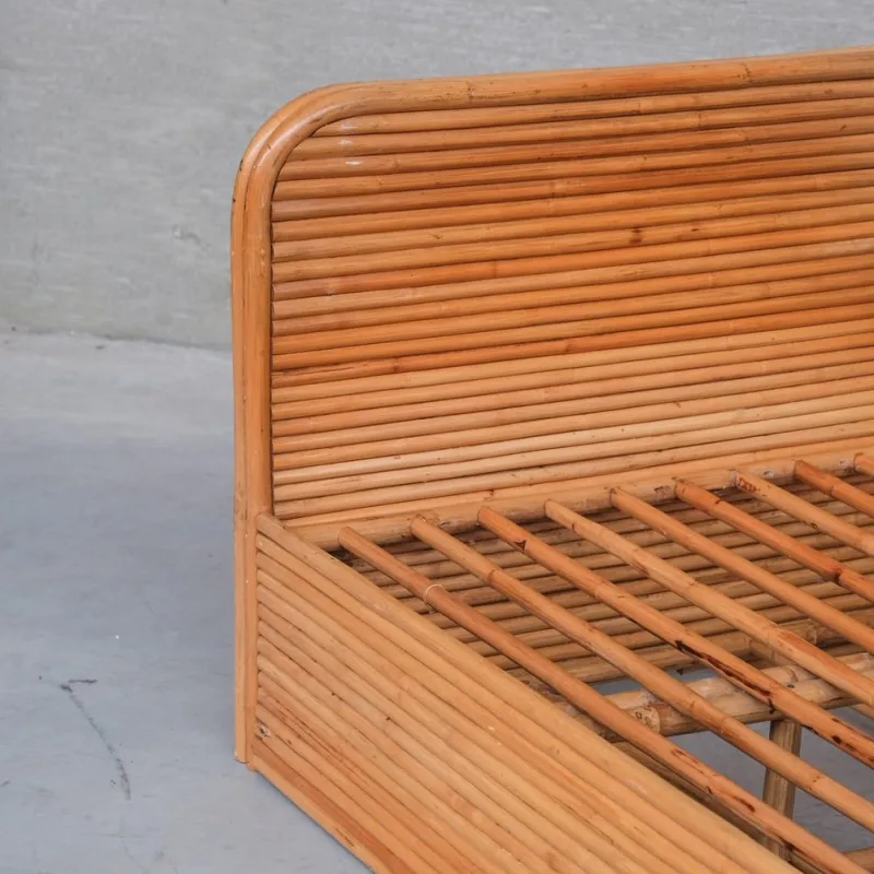 Pamono Mid-Century Modern Rattan Daybed, 1950s> Daybeds & Chaises Lounges