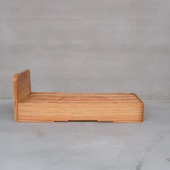 Pamono Mid-Century Modern Rattan Daybed, 1950s><noscript><img width=