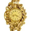 Pamono Mid-Century Modern Rococo Revival Carved Gilt Clock from Westerstrand, 1950s> Clocks