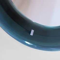 Pamono Mid-Century Modern Round Beveled Wall Mirror, Veca, Italy, 1970s> Mirrors