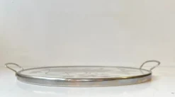 Pamono Mid-Century Modern Round Serving Tray><noscript><img width=