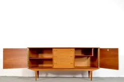 Pamono Mid-Century Modern Satinwood Sideboard by Alfred Cox, 1960s><noscript><img width=