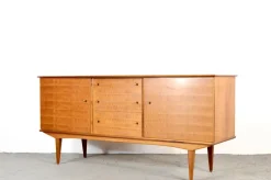 Pamono Mid-Century Modern Satinwood Sideboard by Alfred Cox, 1960s><noscript><img width=