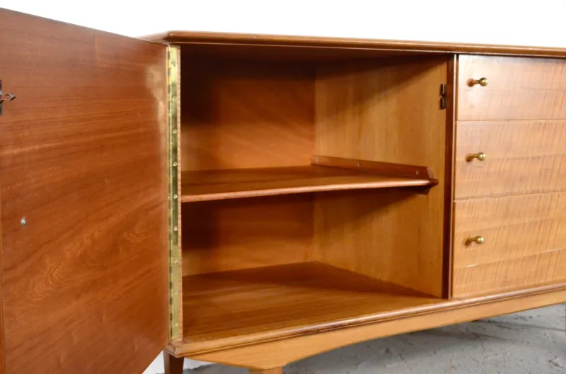 Pamono Mid-Century Modern Satinwood Sideboard by Alfred Cox, 1960s> Sideboards & Buffets