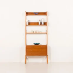 Outlet Pamono Mid-Century Modern Scandinavian Teak Free Standing Wall Unit, 1960s