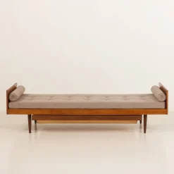 Hot Pamono Mid-Century Modern Scandinavian Daybed with Duvet Compartment, 1960s