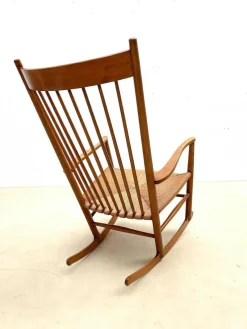 Pamono Mid-Century Modern Scandinavian Model J16 Rocking Chair attributed to Hans Wegner, 1960s> Rocking Chairs