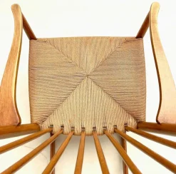Pamono Mid-Century Modern Scandinavian Model J16 Rocking Chair attributed to Hans Wegner, 1960s><noscript><img width=