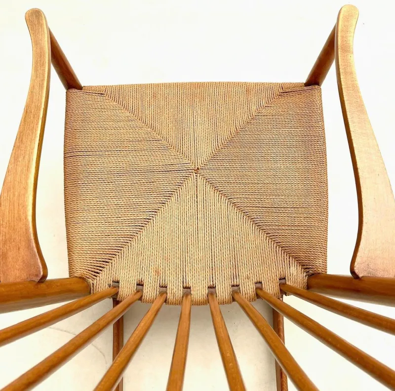 Pamono Mid-Century Modern Scandinavian Model J16 Rocking Chair attributed to Hans Wegner, 1960s> Rocking Chairs