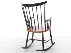Pamono Mid-Century Modern Scandinavian Rocking Chair attributed to Tapiovaara, 1960s><noscript><img width=