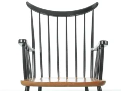 Pamono Mid-Century Modern Scandinavian Rocking Chair attributed to Tapiovaara, 1960s><noscript><img width=