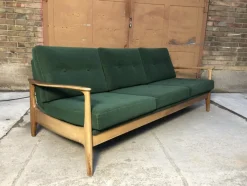Pamono Mid-Century Modern 3-Seater Sofa Daybed by Eugen Schmidt for Soloform><noscript><img width=