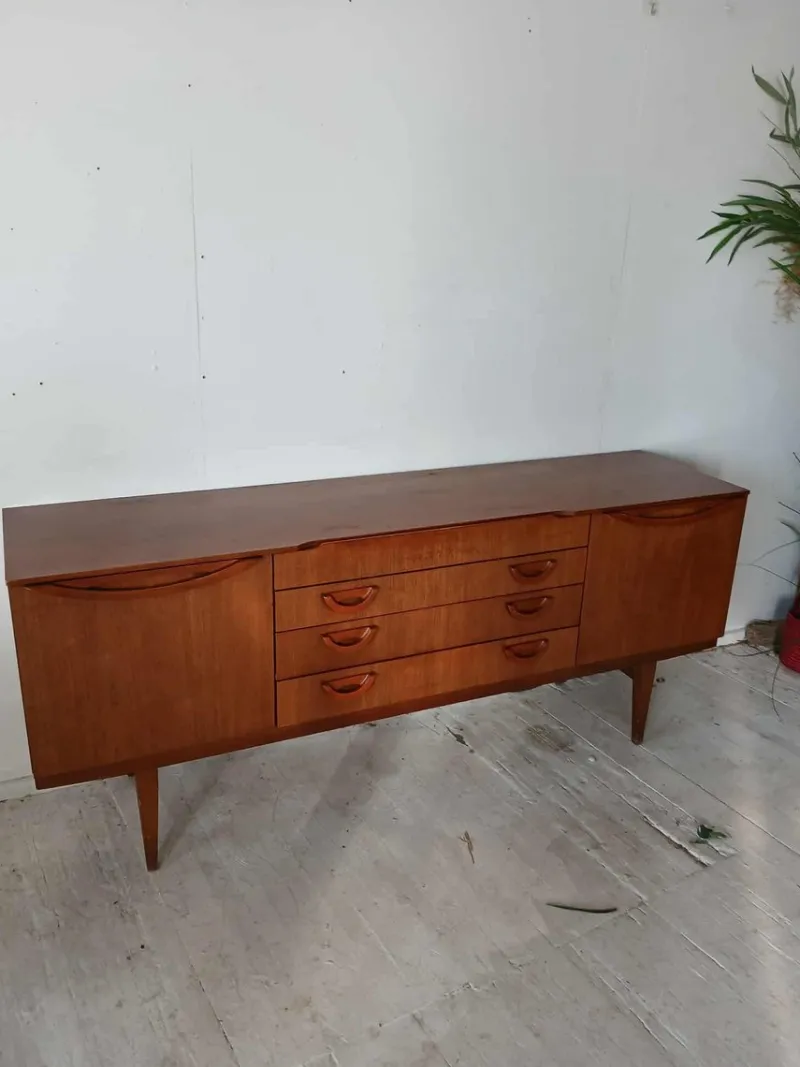 Pamono Mid-Century Modern Sideboard in Teak from Beautility, United Kingdom, 1962> Sideboards & Buffets