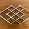Pamono Mid-Century Modern Silver Plated Extending Trivet by Jacques Adnet, 1950s> Dinnerware Accessories