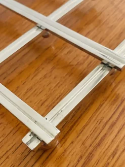 Pamono Mid-Century Modern Silver Plated Extending Trivet by Jacques Adnet, 1950s><noscript><img width=