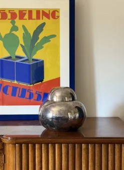 Discount Pamono Mid-Century Modern Silver-Plated Ice Bucket from Teghini, Firenze, Italy, 1970s