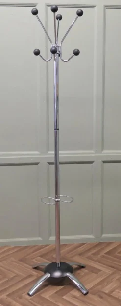 Pamono Mid-Century Modern Sputnik Style Hat, Coat and Umbrella Stand, 1970s><noscript><img width=