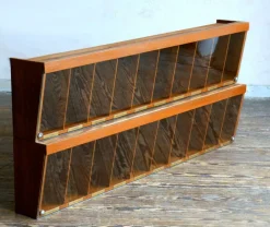 Pamono Mid-Century Modern Storage Shelf in Teak, 1960s, Set of 2><noscript><img width=