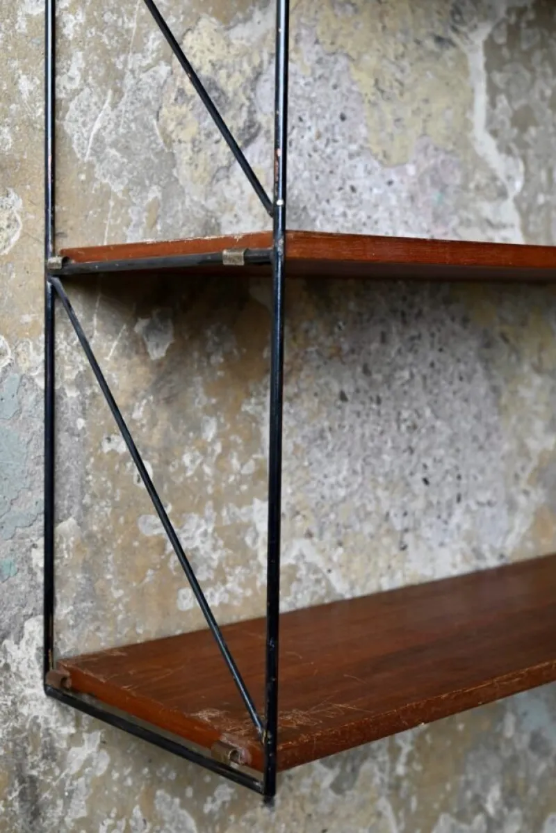 Pamono Mid-Century Modern String Shelf, 1950s> Shelves & Wall Units