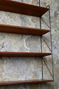 Pamono Mid-Century Modern String Shelf, 1950s><noscript><img width=
