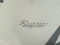 New Pamono Mid-Century Modern Sunburst Wall Clock in Brass Chrometron from Richter Electric, 1960s