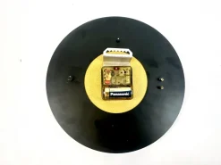 New Pamono Mid-Century Modern Sunburst Wall Clock in Brass Chrometron from Richter Electric, 1960s