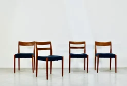 Discount Pamono Mid-Century Modern Swedish Teak Dining Chairs by Nils Jonsson for Troeds, 1960s, Set of 4