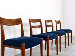 Discount Pamono Mid-Century Modern Swedish Teak Dining Chairs by Nils Jonsson for Troeds, 1960s, Set of 4