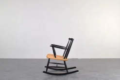 Pamono Mid-Century Modern Swedish Rocking Chair, 1960s><noscript><img width=