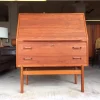 Outlet Pamono Mid-Century Modern Swedish Teak Secretary Writing Desk by Arne Wahl Iversen