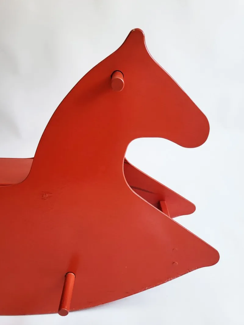 Pamono Mid-Century Modern Swiss Rocking Horse, 1960s