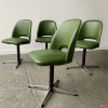 Pamono Mid-Century Modern Swivel Dining or Office Chairs, 1960s, Set of 4> Office Chairs
