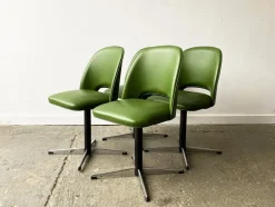 Pamono Mid-Century Modern Swivel Dining or Office Chairs, 1960s, Set of 4> Office Chairs