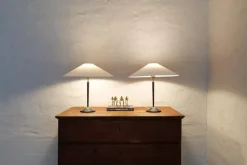 Online Pamono Mid-Century Modern Table Lamps in Brass and Cast Iron from Asea, 1950s, Set of 2