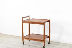 Best Pamono Mid-Century Modern Teak Cocktail Trolley from White & Newton