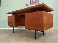 Pamono Mid-Century Modern Teak Desk, 1960s><noscript><img width=