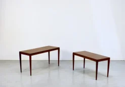 Pamono Midcentury Modern Teak Nesting Tables, 1960s, Set of 2><noscript><img width=