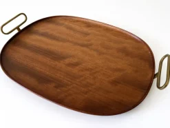 Hot Pamono Mid-Century Modern Teak Serving Tray by Carl Auböck, Austria, 1950s